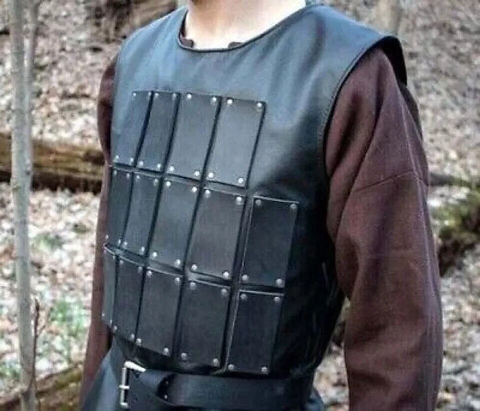 Medieval Leather Brigandine , Medieval Leather Body Armor