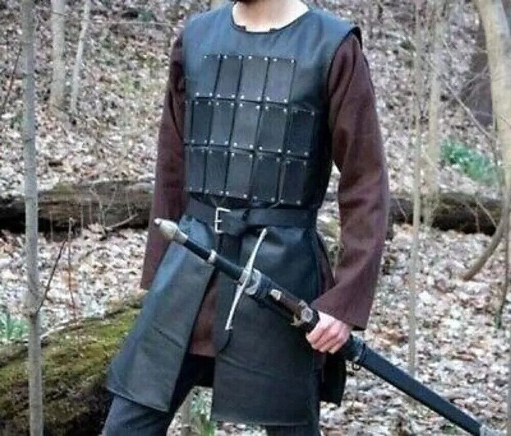 Medieval Leather Brigandine , Medieval Leather Body Armor