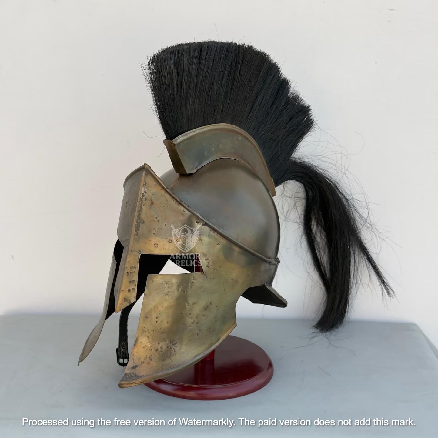 Medieval Greek 300 Movie Spartan Helmet – Limited Edition King Leonidas Replica with Stand