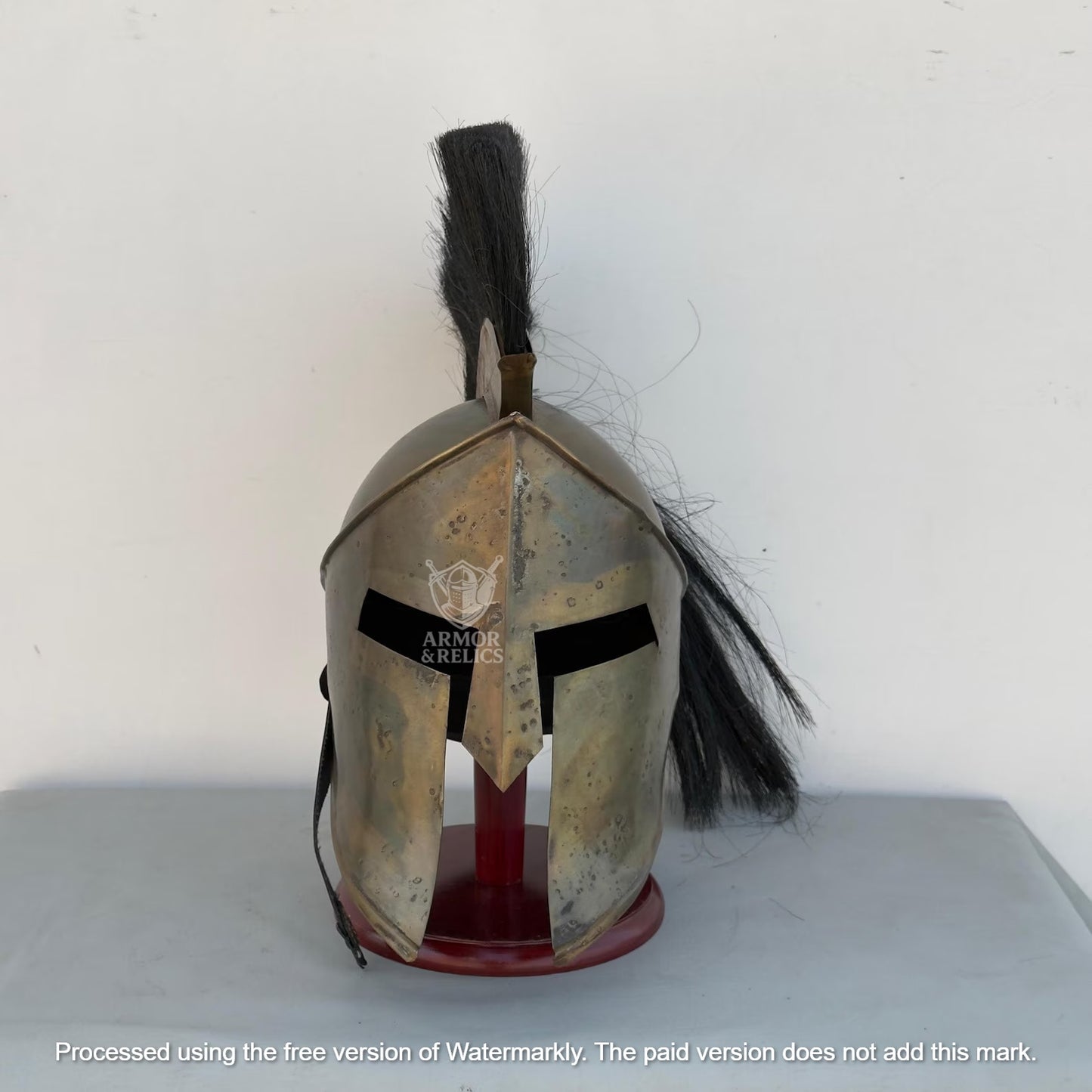 Medieval Greek 300 Movie Spartan Helmet – Limited Edition King Leonidas Replica with Stand