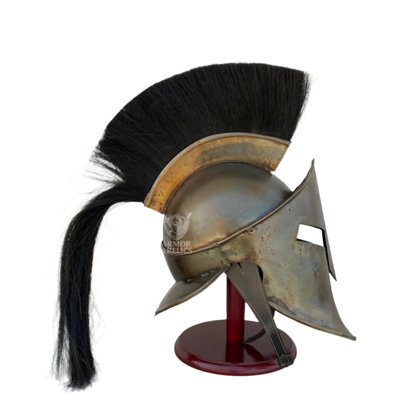 Medieval Greek 300 Movie Spartan Helmet – Limited Edition King Leonidas Replica with Stand