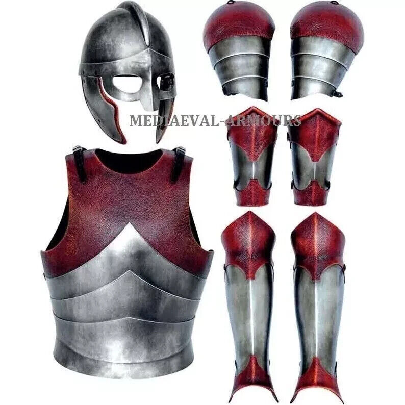 Medieval Horse Lord Armor Suit Leather Battle Warrior SCA, LARP Cosplay Costume