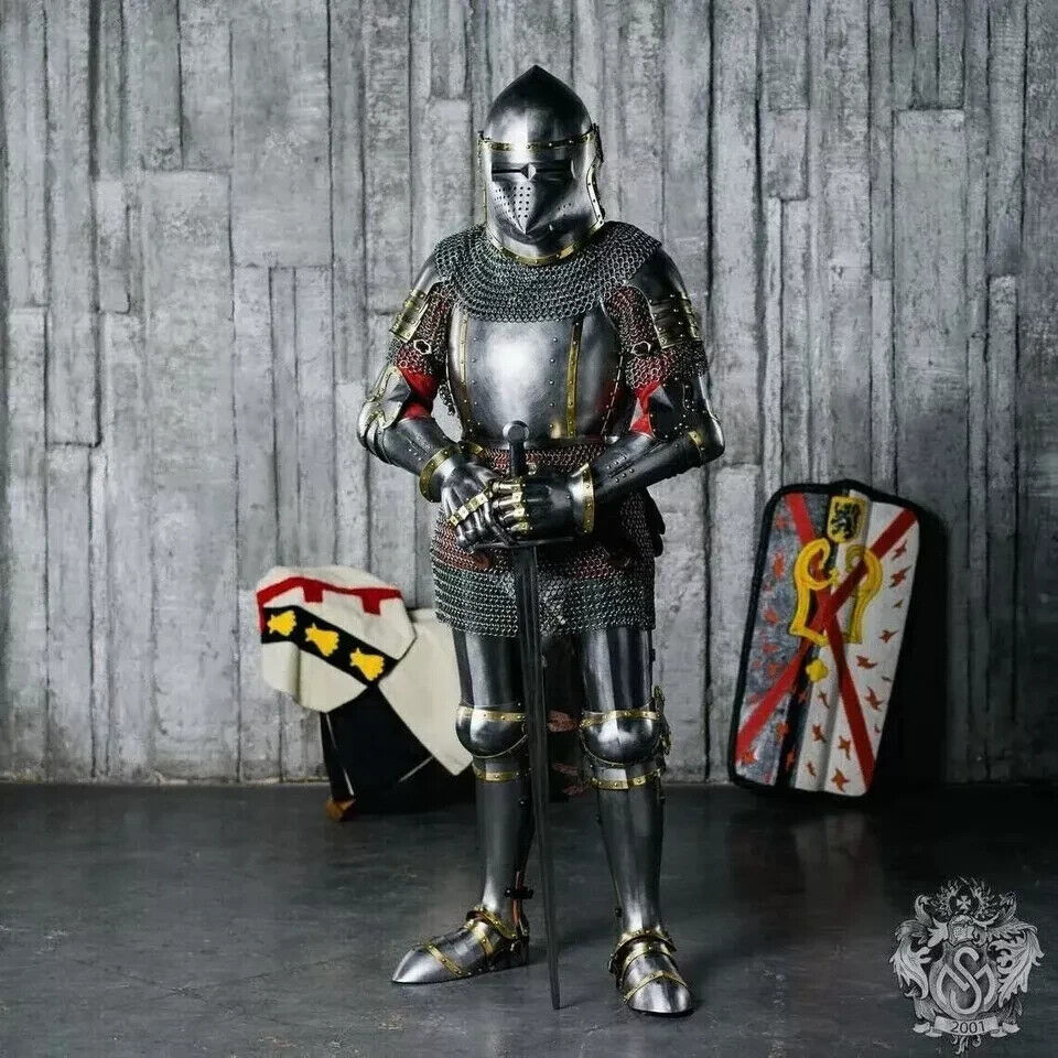 Medieval Armor Suit Chur burg Style The Century Full Body LARP SCA item