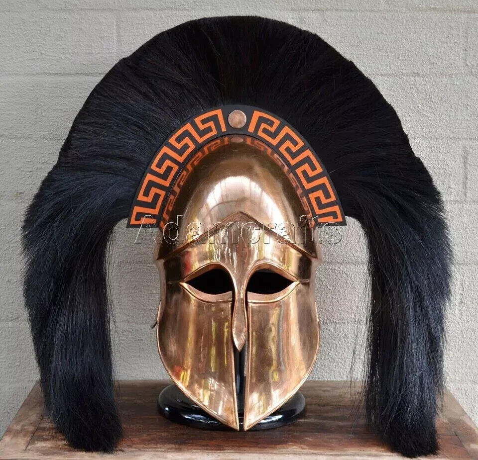 Copper Medieval Ancient Costume Armour Roman Greek Corinthian Helmet