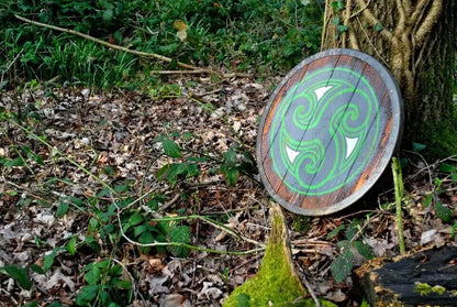 Medieval Shield Viking Shield 24" Symbol " Wooden Shield Heavy Metal Fitted