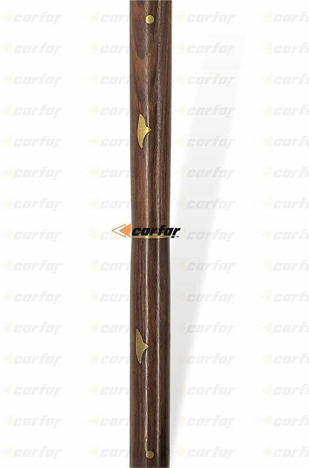 Walking Hand Cane Stick Designer Handmade Solid Brass Cane Stick for Men & Women