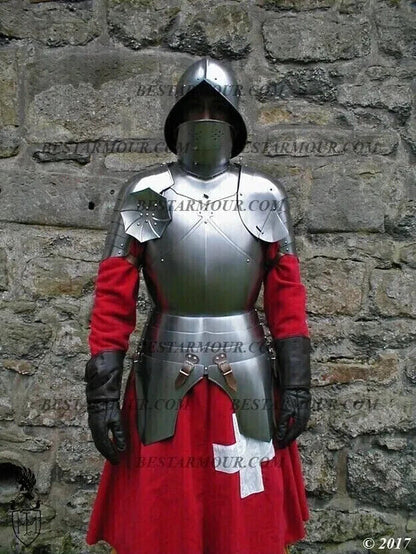 Medieval Larp Gothic Half Body Armor Suit Knight Half Armor Suit ABcraft (26)