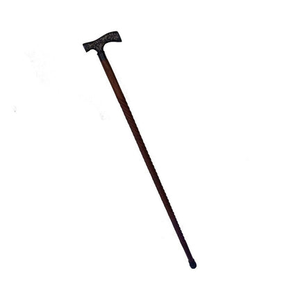 Solid Brass Antique Derby Design Handle With Walking Stick / Cane Gift For Man