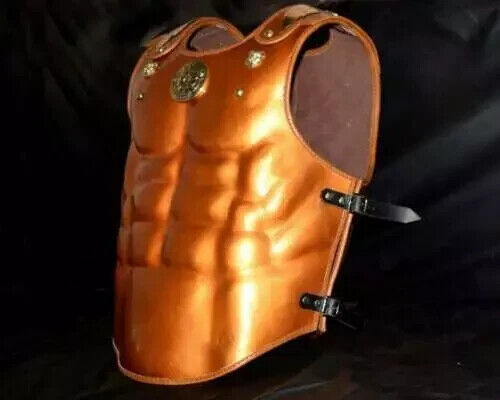 Greek Muscle Body Armour Leather Musculata