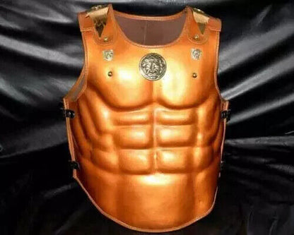 Greek Muscle Body Armour Leather Musculata