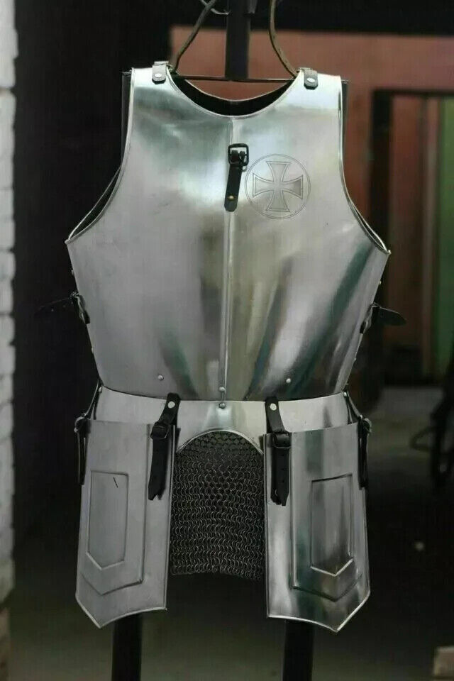 Medieval Knight Templar Cuirass Armor Breastplate SCA Larp Cosplay Costume ABcr