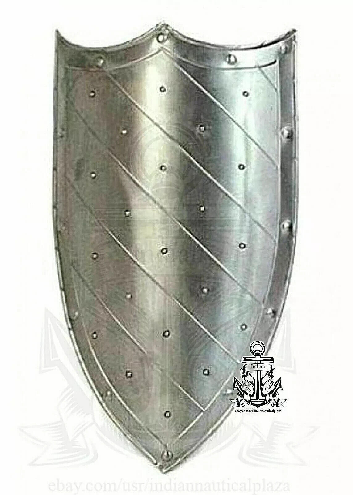 Layered Steel Shield Medieval Battle READY FOR BATTLE Medieval Beautiful engrved