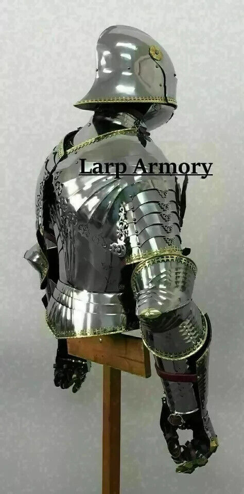 Medieval Knight Half Body Armor Suit Fully Wearable and Gothic armor suit