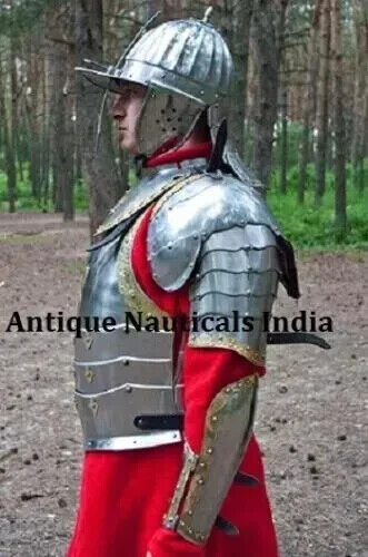 Medieval Armor Suit "Polish Hussar" halloween Steel SCA larp Armor Costume