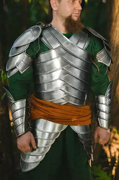 Medieval Second Age Elves Warrior Half Suit Of Armor Larp Cuirass Armor Costume