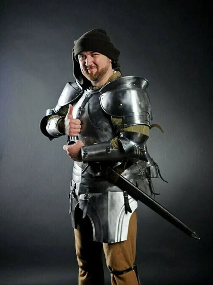 Medieval Half Body Armor Suit, Armor Set gift item Halloween Costume .