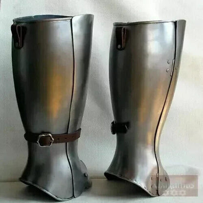 Title : Medieval Lord of the Rings Witch King Nazgul Leg Armor Cosplay Armor Ha