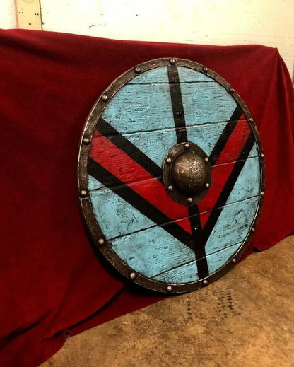 Medieval Shield Viking Shield 24"or 30" Wooden Shield Heavy Metal Fitted