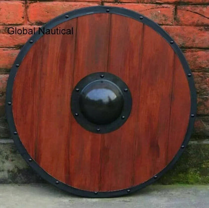 Medieval Round Shield Viking Shield Unique vintage Design Shield Wooden 24 inch