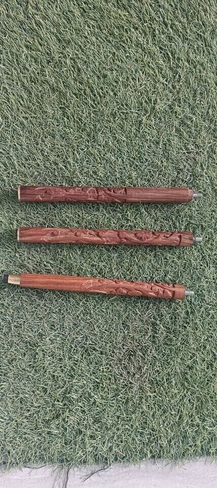 New Antique Designer Lot of 10 Only Wooden Walking Shaft Stick Cane Decor Gift