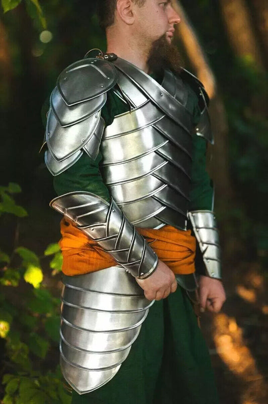 Medieval Second Age Elves Warrior Half Suit Of Armor Larp Cuirass Armor Costume