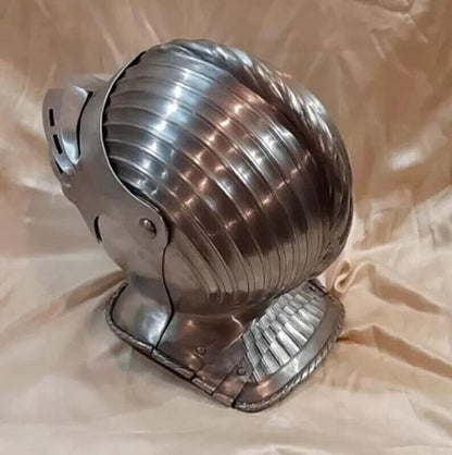 Medieval Close Helmet Armor Helmet knight Larp Helmet