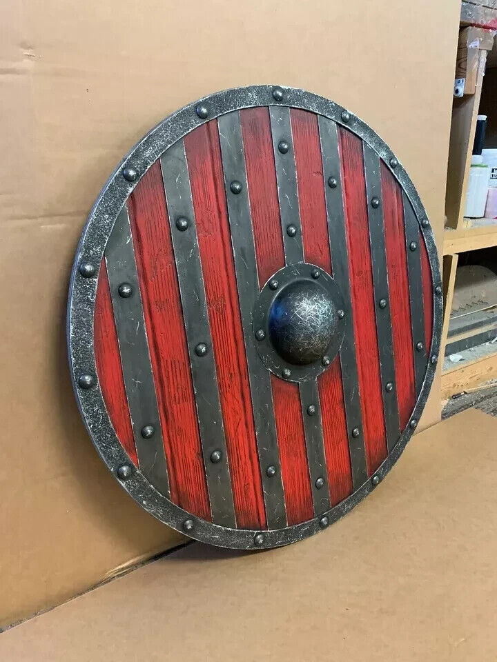 Medieval King Bjorn Ironside Battleworn Viking Shield valhalla shield