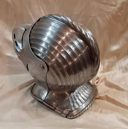 Medieval Close Helmet Armor Helmet knight Larp Helmet