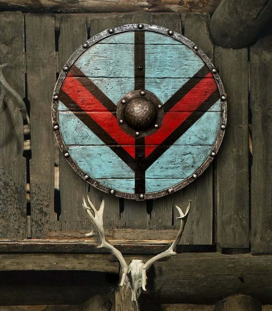 Medieval Shield Viking Shield 24"or 30" Wooden Shield Heavy Metal Fitted