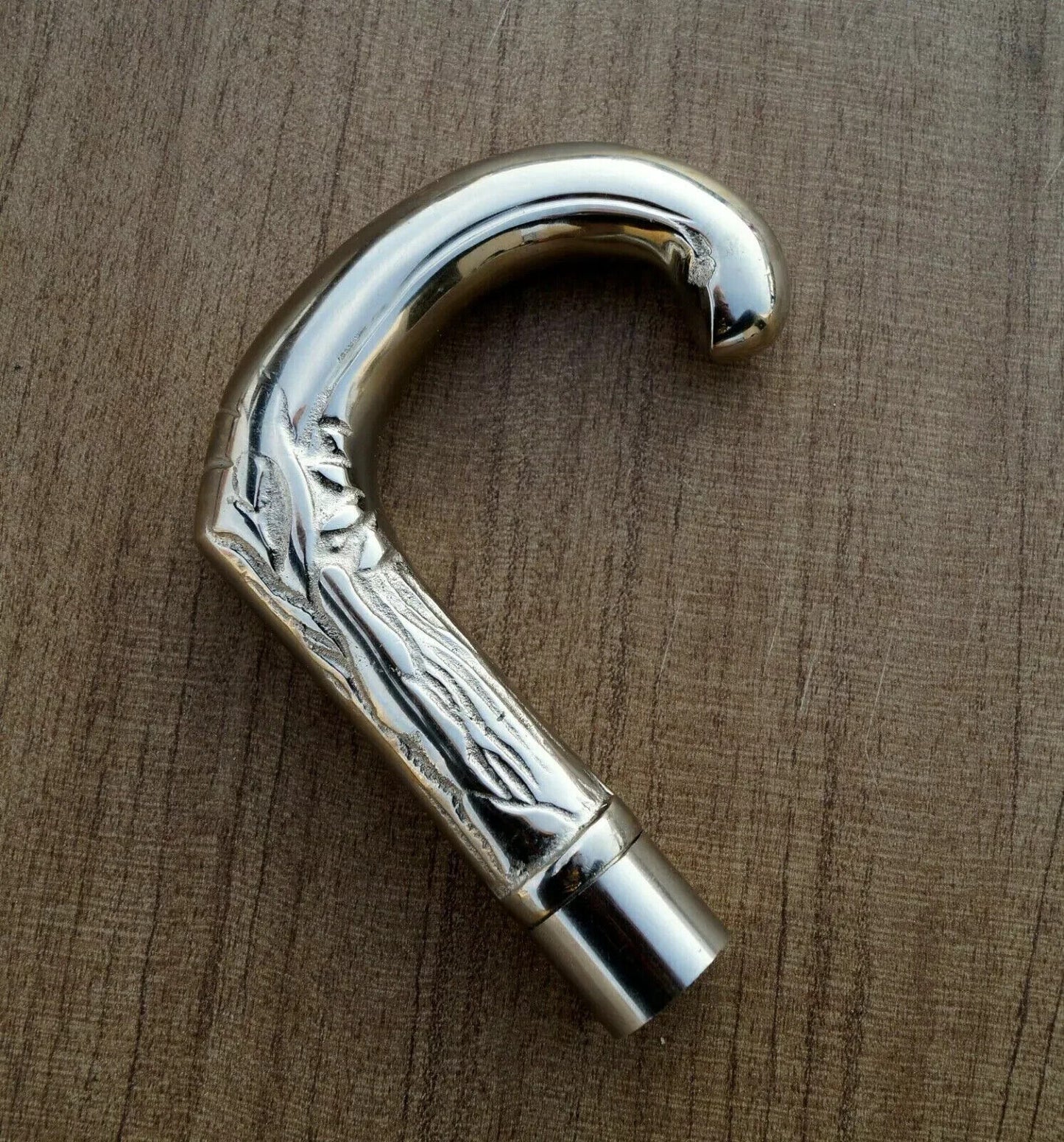 Brass Handle Silver Designer Style Handle For Top Vintage Walking Stick CAne