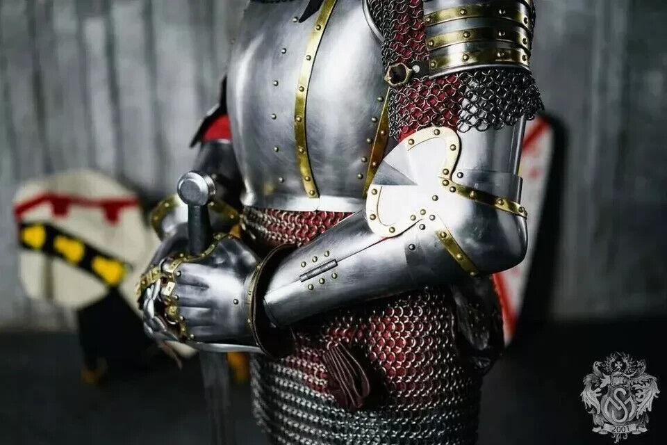 Medieval Armor Suit Chur burg Style The Century Full Body LARP SCA item