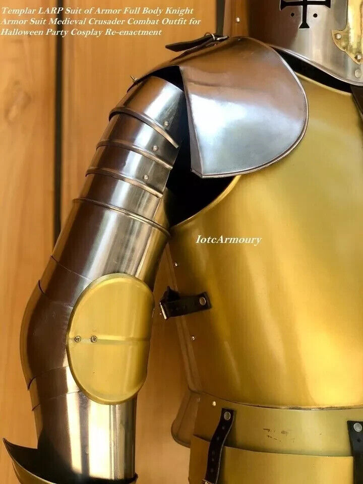 Medieval Knight Larp Suit Armor Costume Full Body Armour Wearable Suit Of Armour