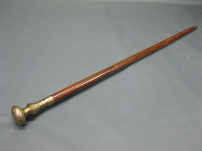 NEW SOLID ANTIQUE SOLID BRASS HANDLE WOODEN WALKING STICK CANE VINTAGE DESIGNER