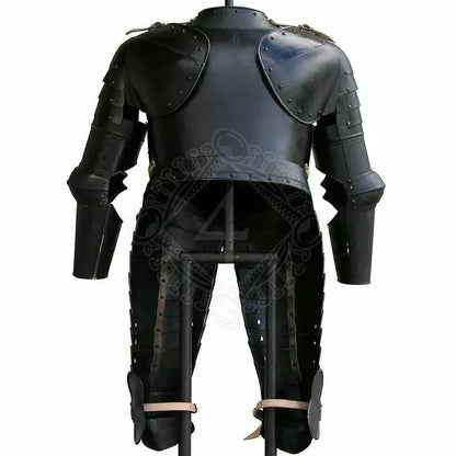 Fully Functional SCA LARP Steel Medieval August Half Body Armor Suit Cuirass