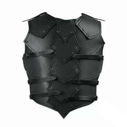 Viking Knight Leather Breastplate Medieval Leather Body Armor Cosplay Costume