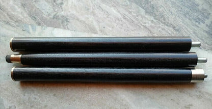 Wooden Walking Stick Cane For Head Handle 3 Fold Vintage Style Black Only Shaft