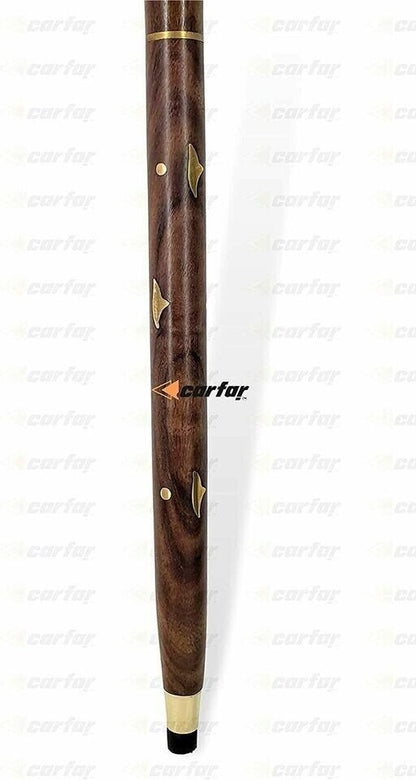 Walking Hand Cane Stick Designer Handmade Solid Brass Cane Stick for Men & Women