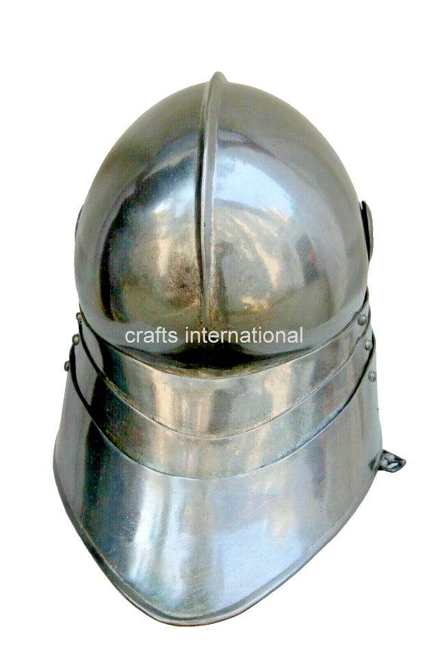 German Sallet Helmet 18ga Medieval Knight Sca Larp Warrior Halloween Gift