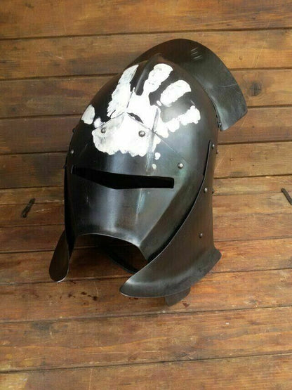 Dwarves Uruk-Hai Helmet Handmade Medieval Armor Halloween Costume for Gift