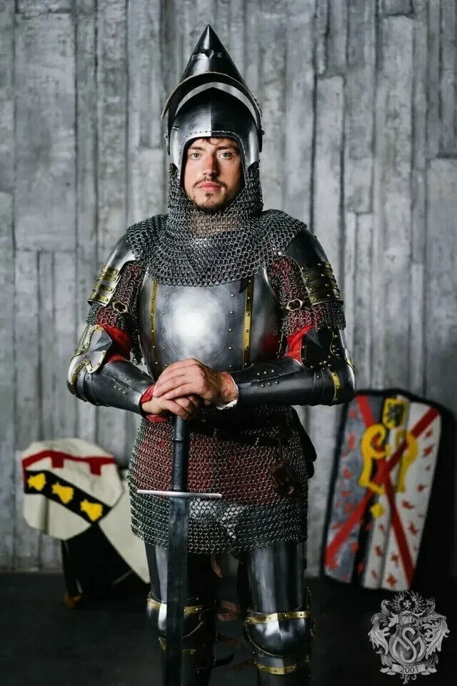 Medieval Armor Suit Chur burg Style The Century Full Body LARP SCA item