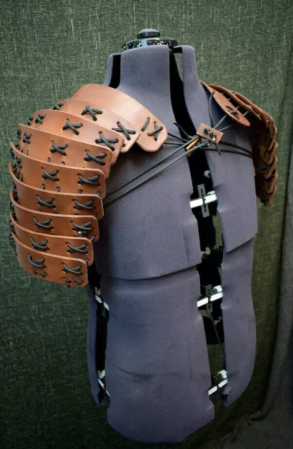 Larp SCA Leather FULL BODY ARMOR SET Imperial Men Samurai Leather Armour