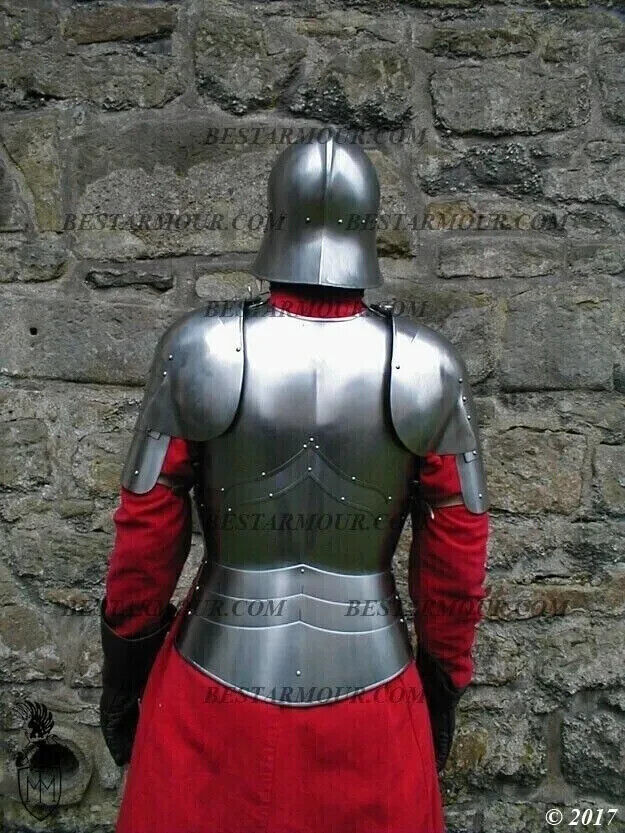 Medieval Larp Gothic Half Body Armor Suit Knight Half Armor Suit ABcraft (26)