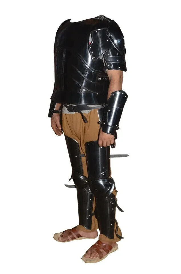 Medieval Gothic Full Body Suit Of Armor Battle Knight Reenactment Armour Costume