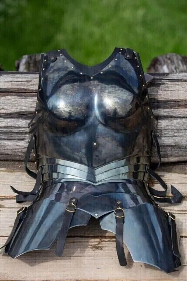 Medieval Dark Star Female Full Suit Of Armor Full Body Lady Armor Gift Costume