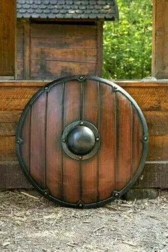 Fully Functional Battle Streight Shield Medieval Viking Armour Stylish Shield