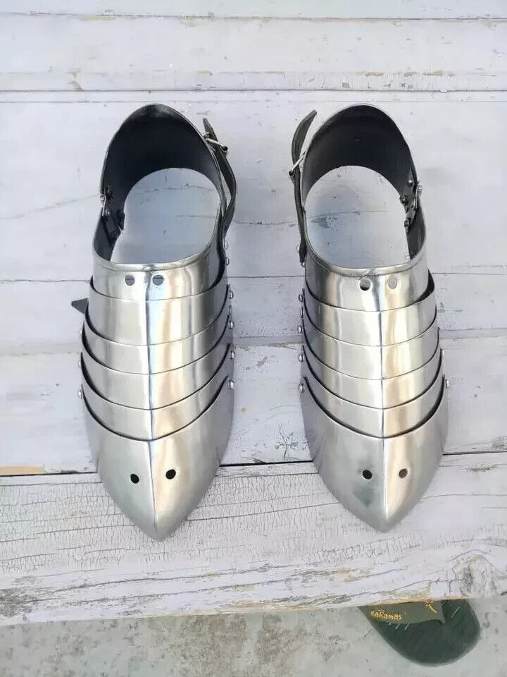 Medieval Great Knight leg Guard Armor Larp Sca Cosplay Larp Leg Armor