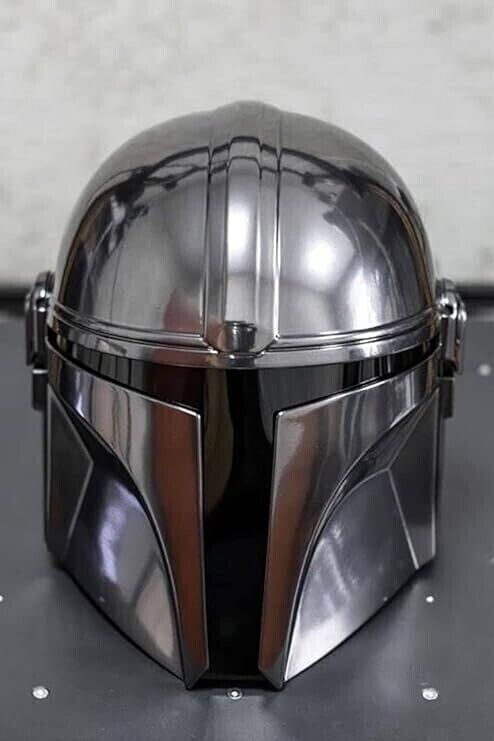 Star Wars The Black Series The Mandalorian Premium Steel Helmet Replica