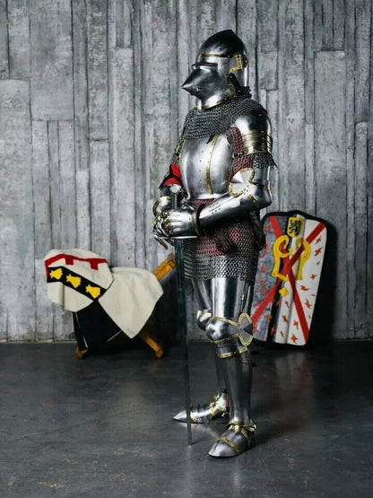 Medieval Armor Suit Chur burg Style The Century Full Body LARP SCA item