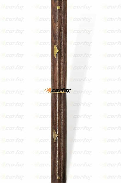 Walking Hand Cane Stick Designer Handmade Solid Brass Cane Stick for Men & Women