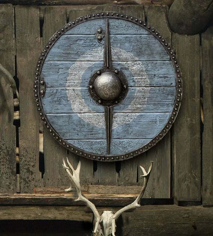 Medieval Shield Viking Shield 24" Wooden Shield Heavy Metal Fitted